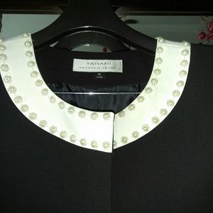 NWT 3-piece Tahari Suit, size 18, Navy & Cream